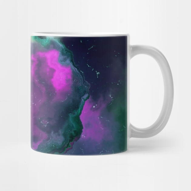 Auroa Borealis Night Sky by Moon Art